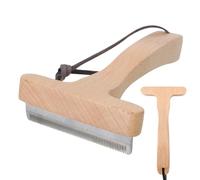 Épilateur pour poils d'animaux de compagnie - Outil de toilettage pour chien - Chat qui visite à la rouille - Brosse à pellicules - Réutilisable - Facile à nettoyer - Pour les petits pots de taille