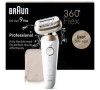 Épilateur - BRAUN - Silk-épil 9-011 3D - Sans fil - 2 modes - Blanc
