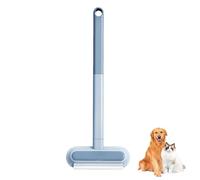 Épilateur réutilisable pour poils d'animaux | Brosse pour poils de chien et de chat avec lèvre en caoutchouc interchangeable et bord denté | Outil d'épilation pour tapis, meubles et