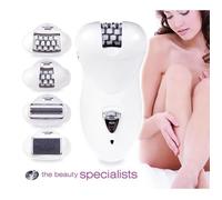 Epilateur Sans Fil Rio Eped - 3 Têtes Interchangeables - Chargeur Usb - Blanc