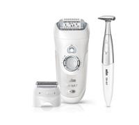 Épilateur électrique braun 222639 wet&dry blanc argent Wit/zilver G