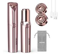 Épilateur Visage Femme Rechargeable Via USB Épilation Visage Femme SEIHAI, Épilation Visage Femme Indouleur, Rasoir Femme Visage Pour Lèvre Supérieure, Menton, Inclus 2 Têtes De Rechange