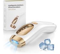 Épilation au Laser 9 Levevls Flash illimité IPL épilateur refroidissement par glace résultats indolores et complet du corps WHITE