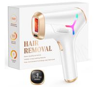 Épilation au laser 999999 + Flashs rapides 3 en 1 IPL à la maison Machine d'épilation pour femmes hommes épilateur Permanent sur le corps du visage BLANC