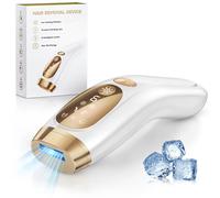 Épilation au Laser avec fonction de soin de refroidissement par glace pour femmes hommes Permanent, flashs illimités épilateur indolore épilateur IPL BLANC