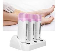 Épilation Cire Dispositif 3 Pièces épilateur Machine Ensemble Voyage électrique épilation épilation à la Cire Machine Kit Chauffe-cire Machine