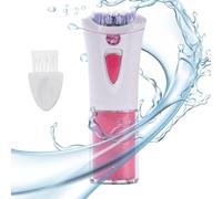 Épilation faciale pour femme - Épilateur pour visage - Petite moustache ergonomique électrique - Rasoir de poils du visage pour femme - Épilateur de peau multifonctionnel avec lumière pour visage et