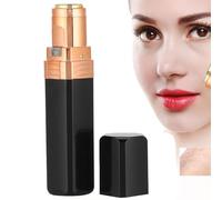 Épilation professionnelle du visage, Compact Hair Shaver Remover Trimmer Epilator Lipstick Shape Mini Electric Hair Remover Face Body Hair Removal Machine for Women(Noir)