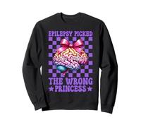 Epilepsy a Choisi la Mauvaise Princesse, Fille de Sensibilisation à l'épilepsie Sweatshirt