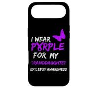Epilepsy I Wear Purple for My Granddaughter Ribbon Coque pour iPhone Air