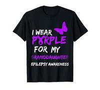 Epilepsy I Wear Purple for My Granddaughter Ribbon T-Shirt