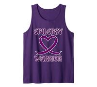 Epilepsy Warrior Purple Heart Ribbon Awareness Débardeur