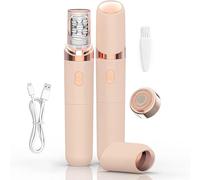 EpilSmooth Epilateur Electrique, USB Rechargeable Avec Lumière LED Intégrée, épilateur Facial Portable 7 en 1 indolore, et Doux pour, le Corps - Solution D'épilation Rapide et Sûre (Rose)