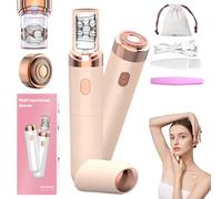 Epilsmooth⎪Épilateur Visage, Epilsmooth Pro Epilateur Electrique Femme Portable Avec Lumière Led, Soft Skin Pro Épilateur Facial Lavable Pour Visage Menton Lèvre Supérieure (Pink)
