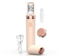 Epilsmooth épilateur Visage Version Améliorée 2026, épilateur Rechargeable 2 En 1 Avec Lumière LED, épilation Précise Sans Douleur, Pour Visage Menton Lèvre Supérieure (Rose)