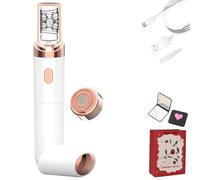 Epilsmooth Pro - Epilateur Visage Femme, Epil Smooth épilateur Visage Facial Femmes électrique 2 En 1, USB Rechargeable Avec Lumière LED Intégrée Pour Epilation Sourcil Visage (1PC-A)