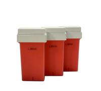 EPILWAX - 3 X 50Ml Roll On Cire Epilation à la Rose - Compatible avec Veet EasyWax Recharges de Cire Chaude Epilation - Bras & Jambes