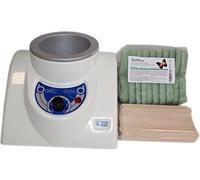 EPILWAX Kit Epilation Complet à la Cire Chaude Pelable à l'Azulène 800 ml 2662 g