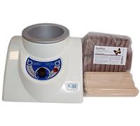 EPILWAX Kit Epilation Complet à la Cire Chaude Pelable en Perles Chocolat 2662 g