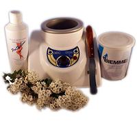 EpilWax - Kit epilation complet à la cire chaude pelable en Pot de 800 ml Sans Bandes - epilateur chauffe cire epilation professionnelle grande Cuve d’une capacité : 800 ml pour cire epilation professionnelle - livré avec 1 Huile après epilation, 1 Pot de 800 ml de cire Pelable Sans Bandes, 1 Spatule Métallique