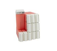 EpilWax - Roll On Cire Epilation à la Rose - Jambes, Aisselles, Corps - Facile à étaler et à Retirer - Lot de 12 Recharges/Cartouches - 100 ml