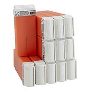 EpilWax - Roll On Cire Epilation à l'Argan - Jambes, Aisselles, Corps - Facile à étaler et à Retirer - Lot de 12 Recharges/Cartouches - 100 ml