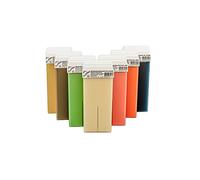 EpilWax - Roll On Cire Epilation - Facile à étaler et à Retirer - Lot de 7 Recharges/Cartouches Miel, Argan, Aloé Verra, Rose, Chocolat, Azulène et Vanille - 100 ml