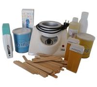 EPILWAX S.A.S - Kit D'Épilations Complet À La Cire Tiède Cuve Et Solo À La Cire Jetable Miel