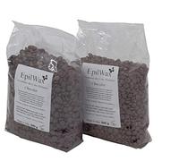 Epilwax S.A.S Perles (pastille) de Cire à Épiler Pelable Chocolat 1kg Cire epilation sans bande de Qualité Professionnelle