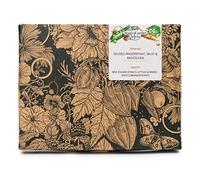 Épinard de Nouvelle-Zélande, laitue batavia & radis - kit cadeau de graines avec 3 plantes compagnes pour la culture associée