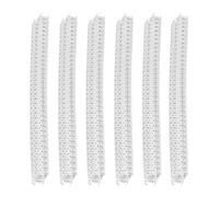 Épines de liaison à double boucle Bobines de liaison à boucle jumelle durable en spirale pour les rapports de documents et présentations en nylon en nylon en nylon de 7 mm (Blanc)