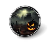 Épingle à bouton d'horreur d'Halloween, superbe badge rond personnalisé, cadeau amusant pour couples, amis, accessoires de vêtements, 3 styles