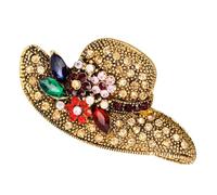 Épingle à Chapeau Femme 1 PC Alliage Ornement, Broche Élégante | Camping, Engagements et Souvenirs, à Porter Facilement, Accessoire Chic et Scintillant pour Femmes