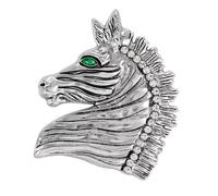 Épingle à cheval en alliage robuste - Accessoire polyvalent pour écharpe ou sac - Accessoire tendance, One Size, Comme décrit