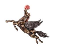 Épingle à cheval en alliage robuste - Accessoire polyvalent pour écharpe ou sac - Accessoire tendance, One Size, Comme décrit
