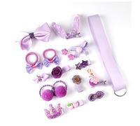 Épingle À Cheveux 18 pcs pince à cheveux Set mignon cheveux accessoires fille dessin animé poils pince headwear arc fleur animal animal coiffure coiffe élastique Épingles À Cheveux