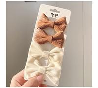 Épingle À Cheveux 4pcs / set mignon coton léopard imprimé bowknot pinces de cheveux for femmes barrettes coffty coiffins coiffes de chapeaux de coiffure accessoires de cheveux Épingle À Cheveux Mariag