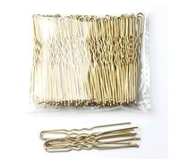 Épingle À Cheveux 50 pcs/sac 5cm U en forme d'alliage en alliage en alliage en forme de cheveux ondulés Clips cheveux Simple barrettes en métal Barrettes de mariée Outils Pinceaux de cheveux Épingle