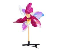 Épingle à cheveux à paillettes - Épingle à cheveux en forme de moulin à vent à paillettes colorées | Pince à cheveux crocodile | Accessoires de cheveux amusants pour adolescents | Épingles à cheveux