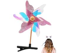 Épingle à cheveux à paillettes, pinces à cheveux à paillettes de moulin à vent,Pince à cheveux mignonne du festival Pinwheels - Pinces à cheveux crocodile à paillettes colorées, nœuds de cheveux à rou