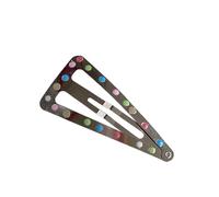 Épingle à cheveux à pois colorés pour adolescente fille photographie pince à cheveux pour tresses plusieurs formes au choix