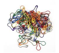 Épingle À Cheveux ACCESSOIRES DE COUCHES DE SUR 200 PCS COLORTURE GOURD PIN CLIPS Metal Boucle DIY Tricot crochet verrouillage marqueur de point de protection suspendu Épingle À Cheveux Mariage(100pcs