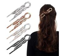 Épingle à cheveux, accessoires pour cheveux, pinces élégantes pour femmes, adaptées aux chignons bas, queues de cheval élégantes et demi-chignons (colorées)