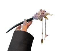 Épingle à cheveux avec pendentif en forme de pompon style ancien Hanfu