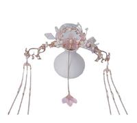 Épingle à cheveux chinoise antique longue fleur perle Hanfu accessoires cheveux