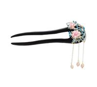 Épingle à cheveux chinoise, épingle à cheveux en bois de santal en forme de U en forme de fleur de pivoine for femme, épingle à cheveux antique, accessoires Hanfu cheongsam