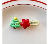 Épingle à cheveux de Noël dessin animé Père Noël sapin de Noël étoile côté frange clip filles accessoires cheveux cadeaux Nouvel An