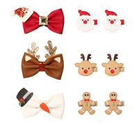 Épingle À Cheveux De Noël Pour Enfants, 6 Pièces, Paillettes, Paillettes, Accessoires Faits À La Main Pour Filles, Cadeau De Joyeux Noël, Nouvelle Collection 2021