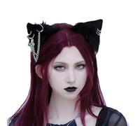 Épingle à cheveux décorative en peluche - Oreille de bête - Pince à cheveux pour fille - Accessoire d'Halloween
