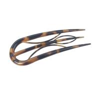 Épingle à cheveux décorative pour femme Accessoire de coiffure en forme de U Peigne à cheveux torsadé